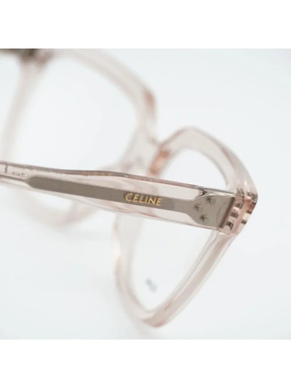 Celine CL50094I 072 Square Eyeglasses 55mm - Transparent Pink
